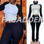FAGADOER Women’s 2-Piece Tracksuit Set