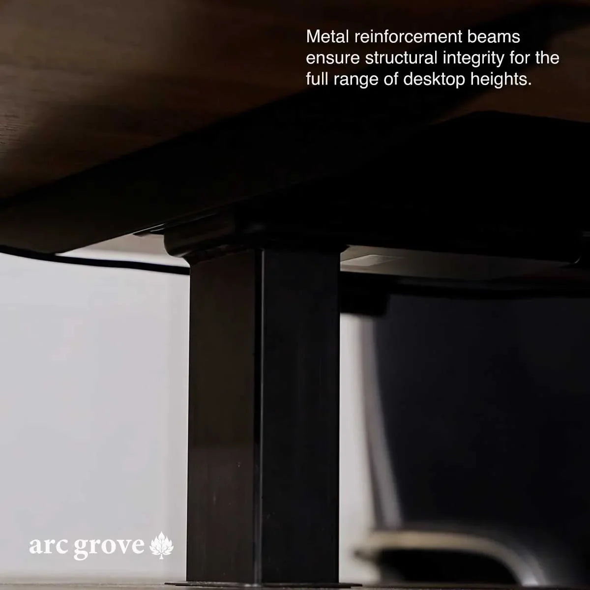 Anderson · L-Shaped Executive Standing Desk, Adjustable Height