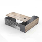 Anderson · L-Shaped Executive Standing Desk, Adjustable Height