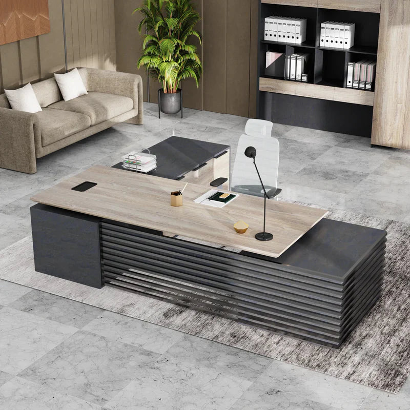 Anderson · L-Shaped Executive Standing Desk, Adjustable Height