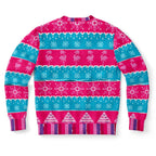 Relaxin' Santa Flamingo Ugly Christmas Sweatshirt