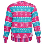 Relaxin' Santa Flamingo Ugly Christmas Sweatshirt