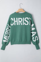 Ho Ho Ho Merry Christmas Drop Shoulder Sweater