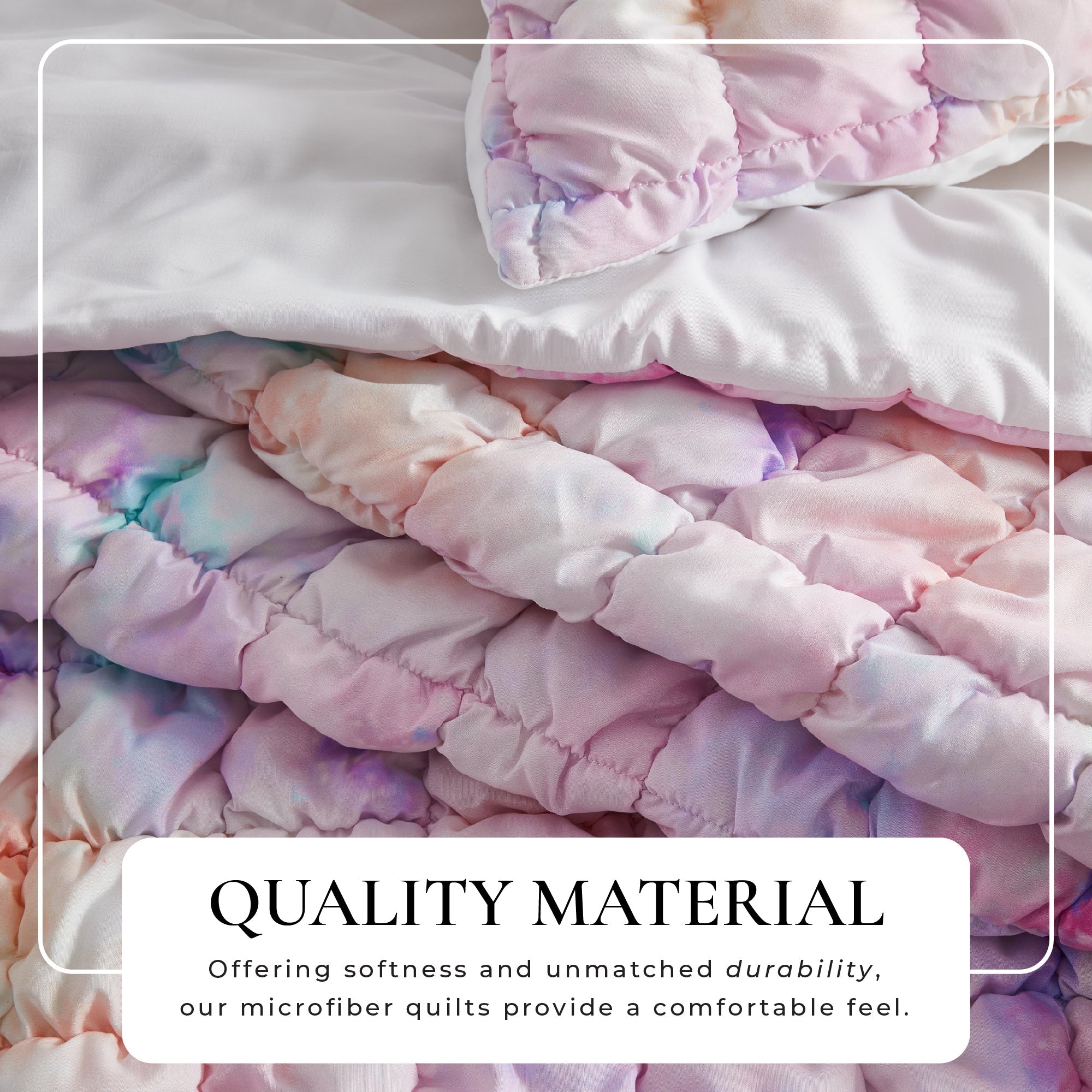 Puff Marshmallow Texture Quilt Set - Marshmallow Collection