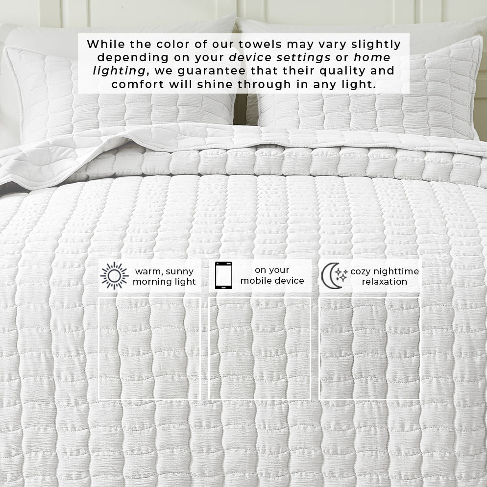 Gauze Quilt Set - Wave Stitch Collection