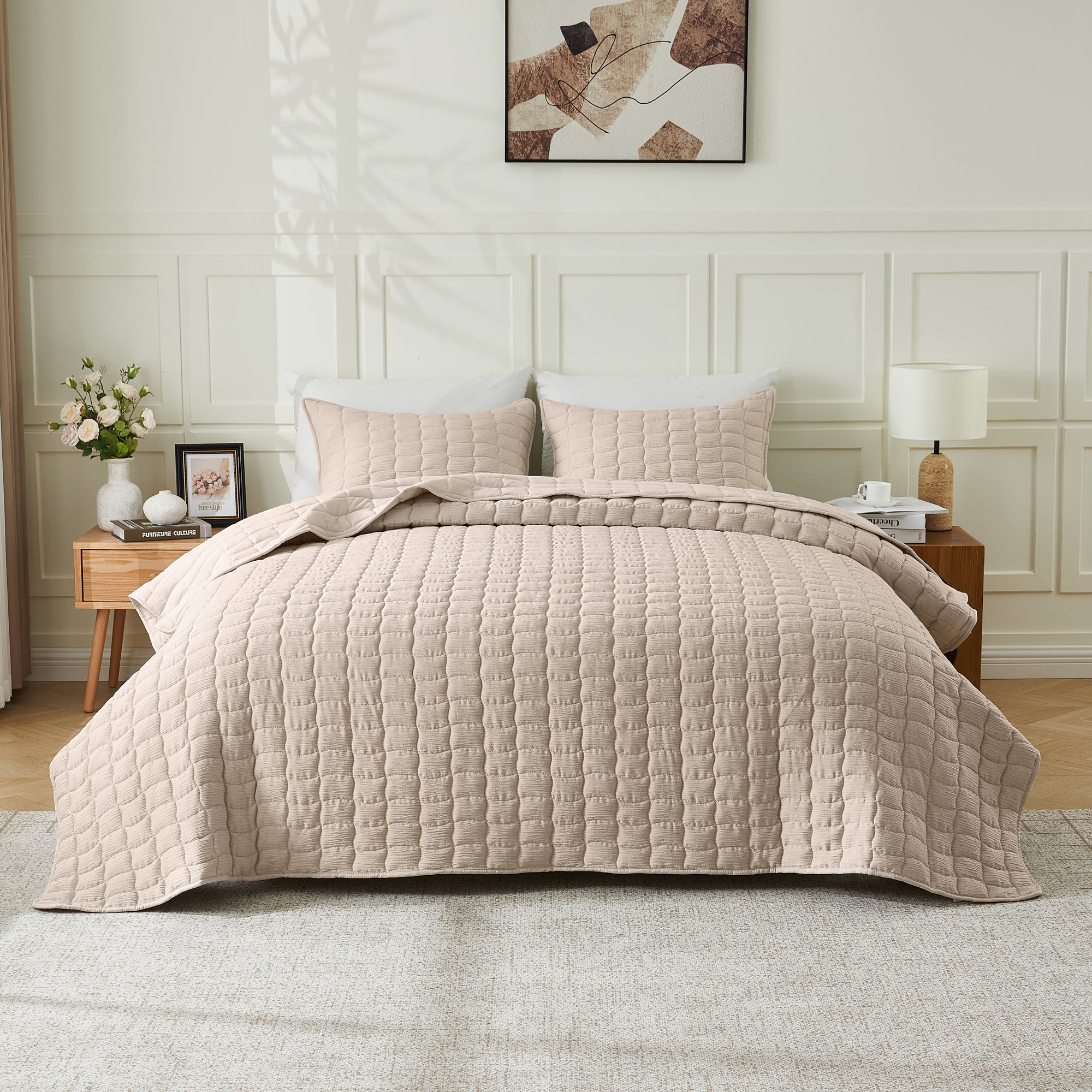 Gauze Quilt Set - Wave Stitch Collection