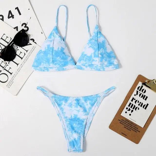 Elegant Woman Modern Bikini Micro Women Swimsuit Tie Mini Bikinis Set Women Swimwear Female Bathing Suit