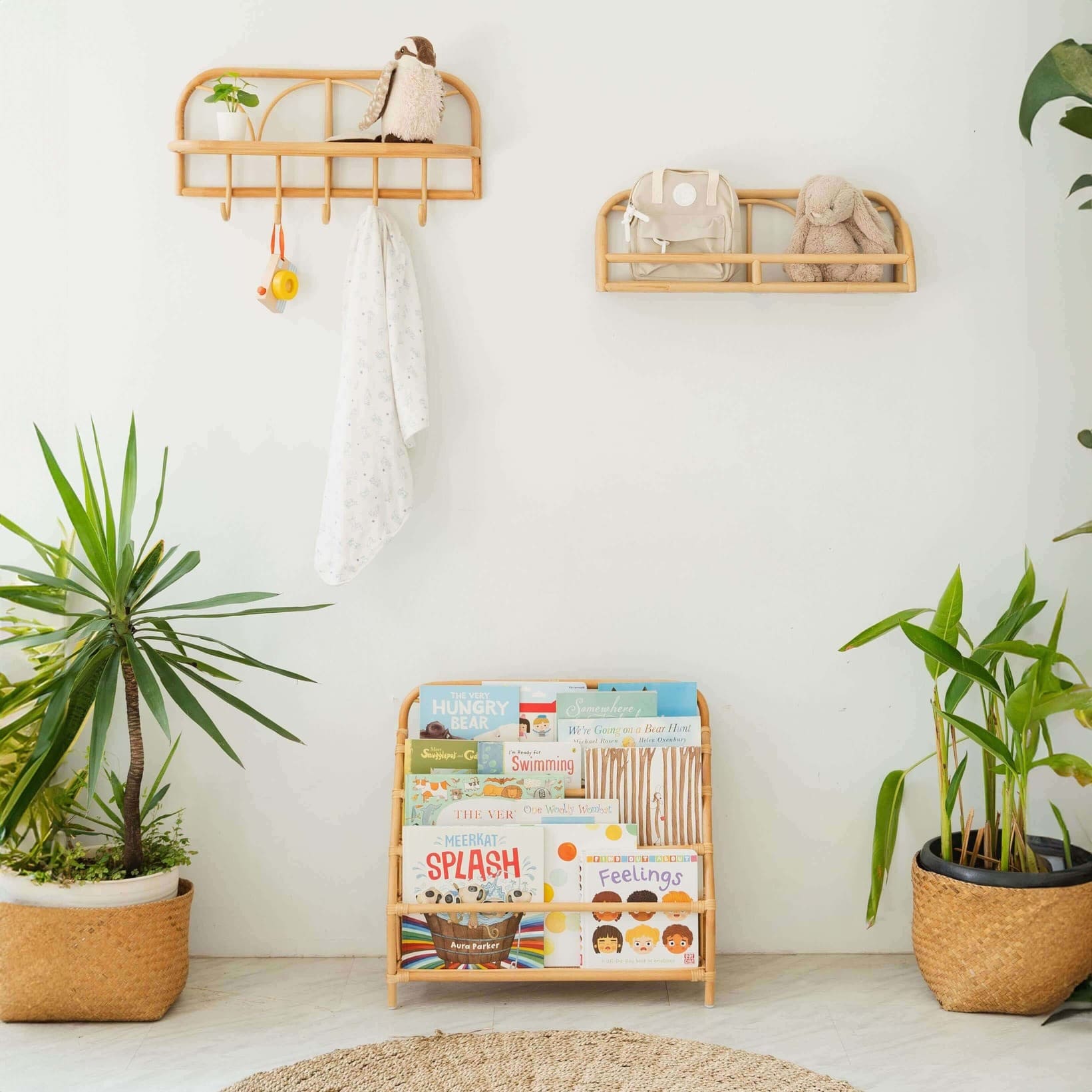 Elena Kids Montessori Bookshelf - Natural