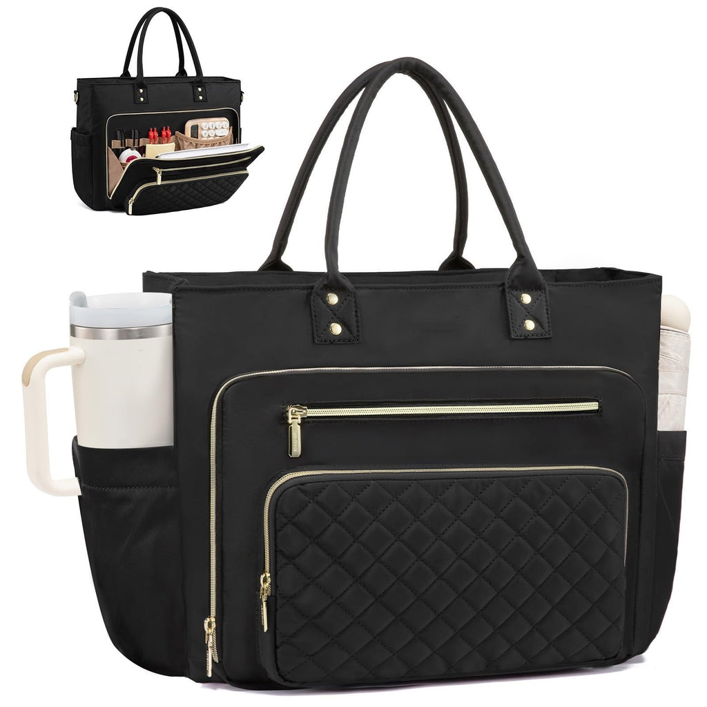 Womens Travel Work Bag With A Large Cup Holder