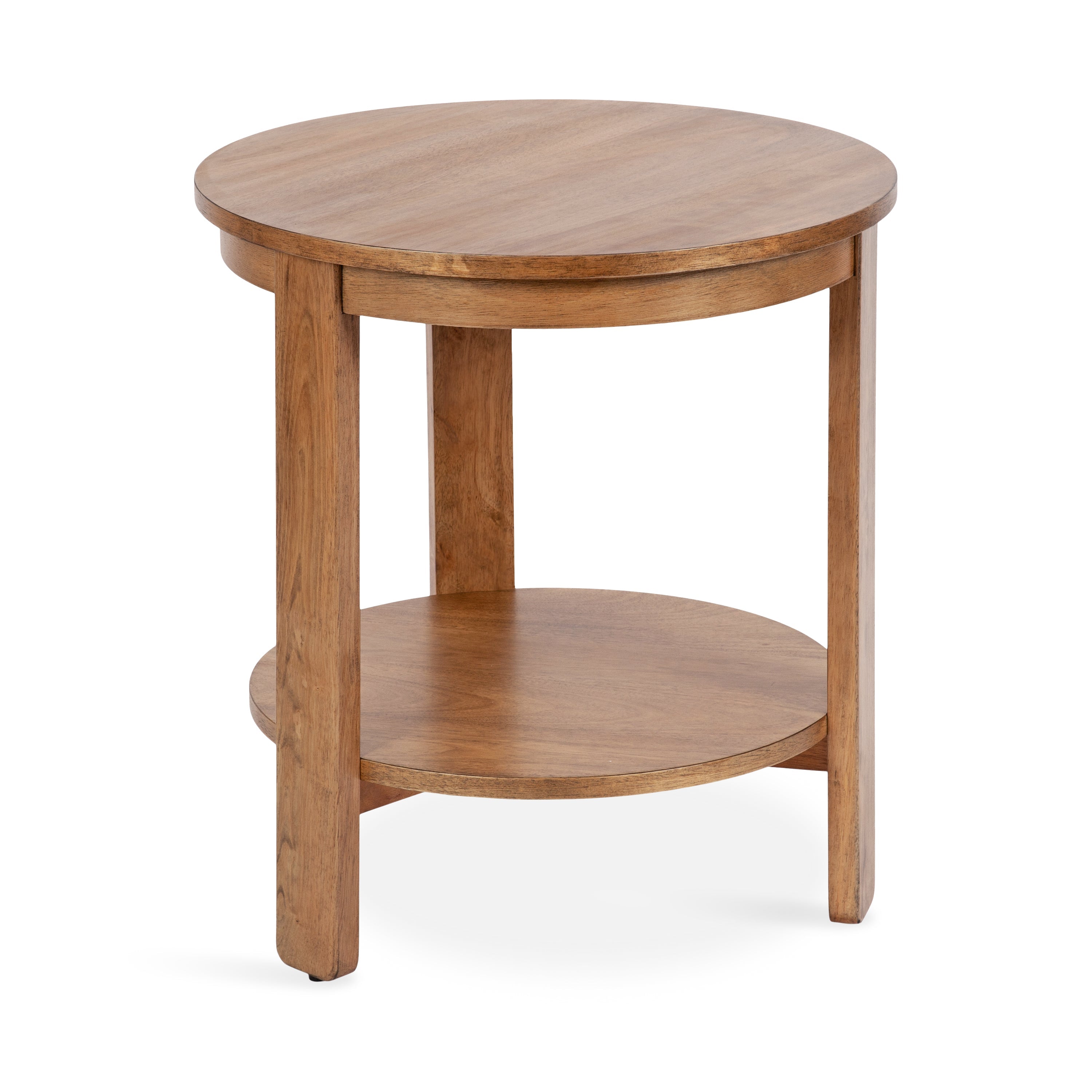 Foxford Round Wood Side Table
