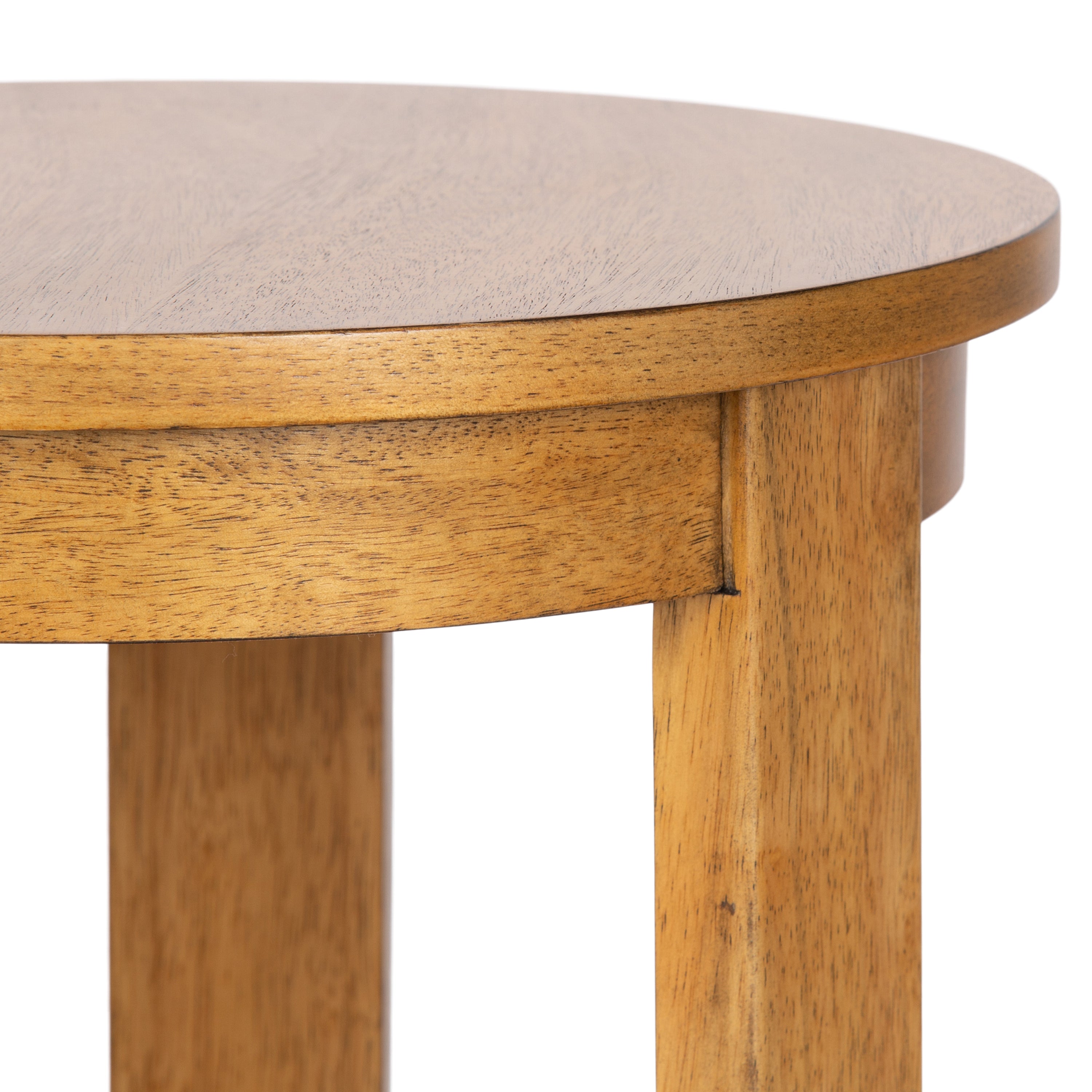 Foxford Round Wood Side Table