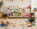 RAY+ROY- Scalloped Toy Shelf + Bookshelf