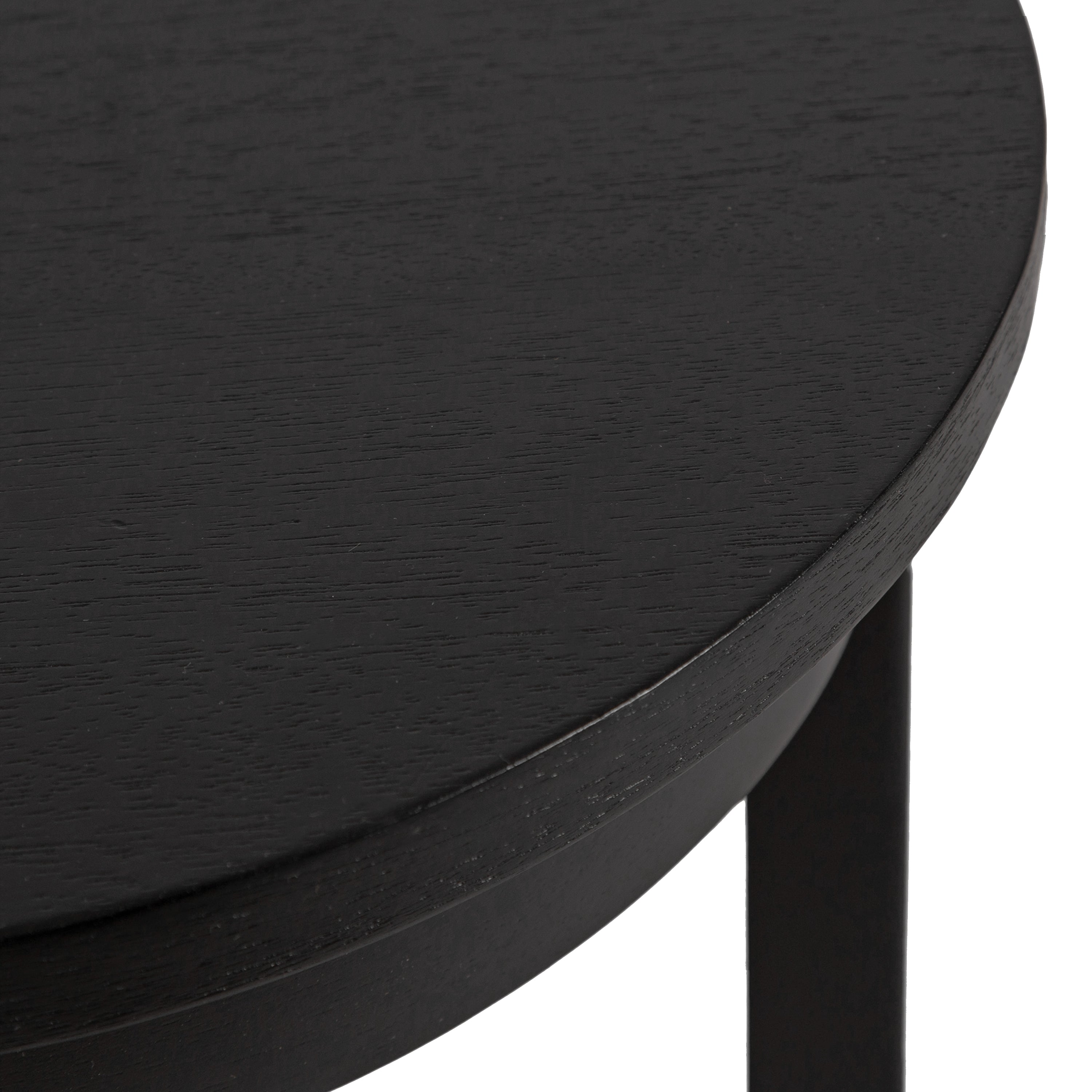 Foxford Round Wood Side Table