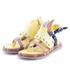 Woman Sandals Flat Casual Summer Sandals Women's Fashion Flip Flops Elegant Sandals Artificial Leather Platform Shoes Fashion Slides Ladies Lightweight Athletic Yoga Mat Sandals Slip On Thick Cushion Slippers Sandals